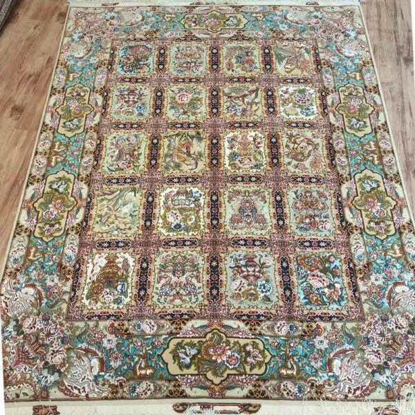 PERSIAN-Rug-TABRIZ-Handmade-Golestan-Rug-2x1.5m---6.5x5ft-c
