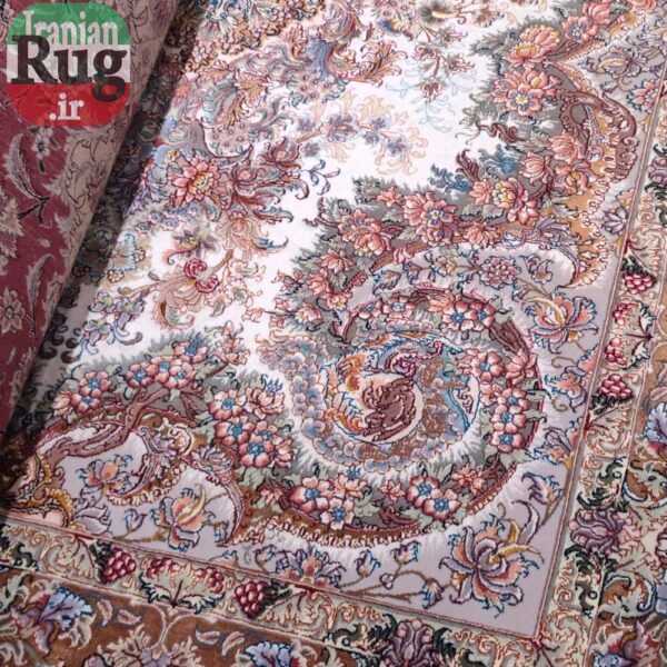 PERSIAN-Rug-TABRIZ-Handmade-Rug-Kindness-Wave-Novinfar--2x1.5m---5x7f-corner