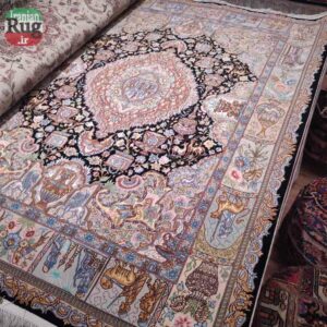 PERSIAN-Rug-TABRIZ-Handmade-Rug-Pictorial Persepolis-2x1.5m---6.5x5ft-c