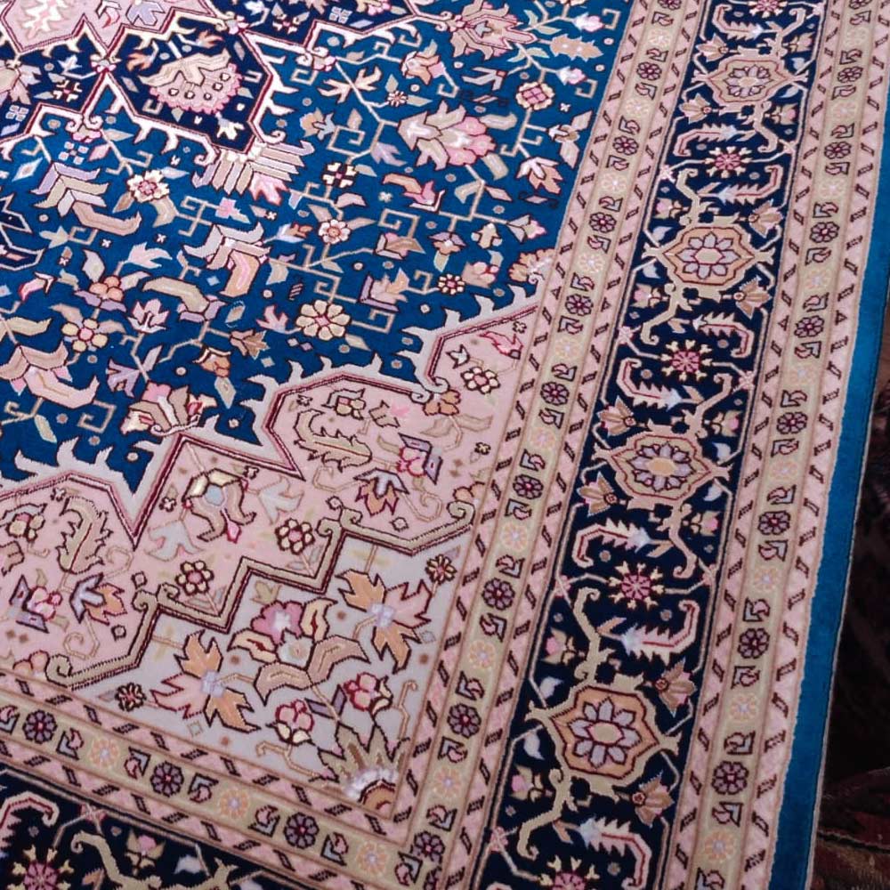 persian-rug-tabriz-handmade-rug-blue-heris-2x1-5m-7x5ft-side