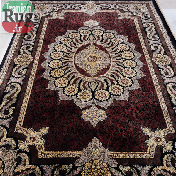 PERSIAN Rug Silk QOM Handmade Rug 2.5x3.5m - 8x10ft #2110-full-resolution
