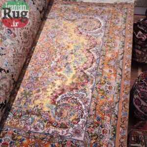 PERSIAN-Rug-TABRIZ-Handmade-Rug-Yellow-Kindness-wave-Novinfar--2x1.5m---6.5x5ft-c
