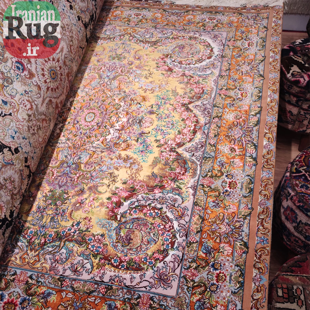 PERSIAN-Rug-TABRIZ-Handmade-Rug-Yellow-Kindness-wave-Novinfar--2x1.5m---6.5x5ft-full-resolution