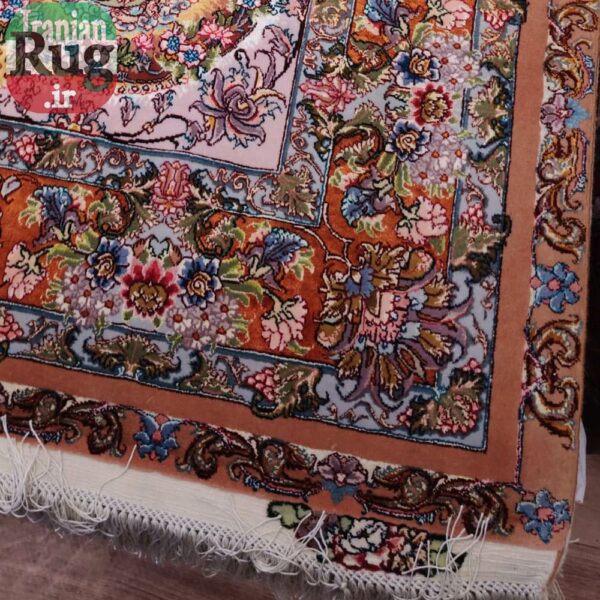 PERSIAN-Rug-TABRIZ-Handmade-Rug-Yellow-Kindness-wave--corner1