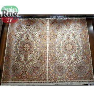 PERSIAN-Rug-TABRIZ-Handmade-DOUBLE-Rug-Salari-Floral-2.x3m-6x9ft-#1139D-c