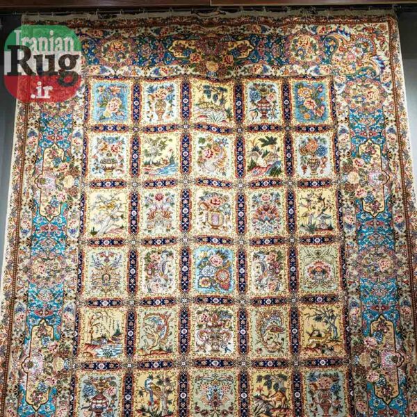 PERSIAN Rug TABRIZ Handmade Golestan Rug 2.5x3.5m - 8x10ft #1130-9--c
