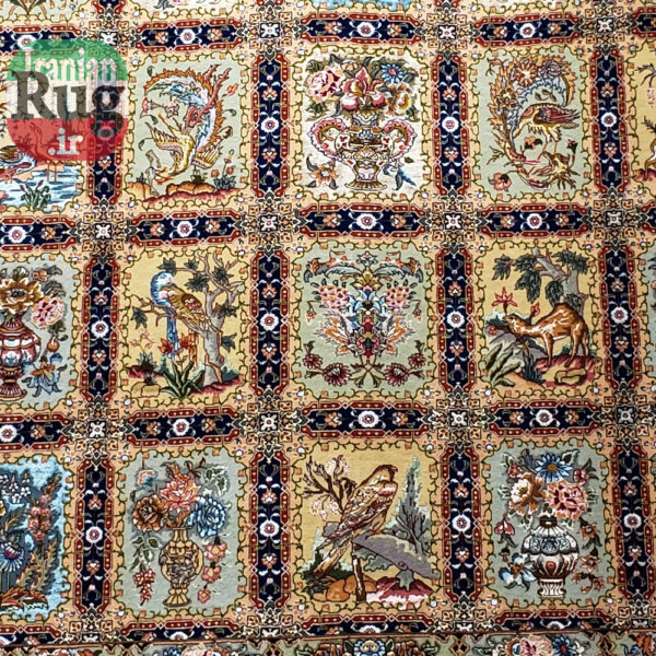 PERSIAN Rug TABRIZ Handmade Golestan Rug 2.5x3.5m - 8x10ft #1130-9--center3