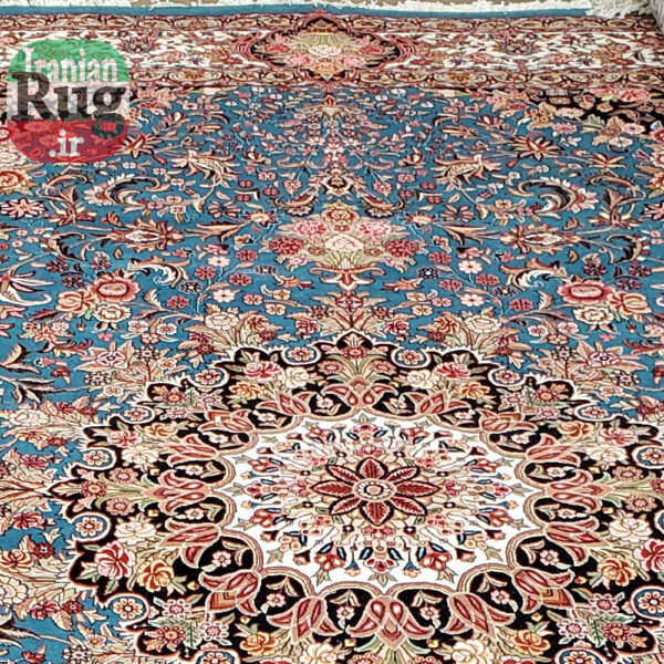 BIJAR PERSIAN Rug Handmade Rug Blue 3x4m---10x14ft #5101-top2