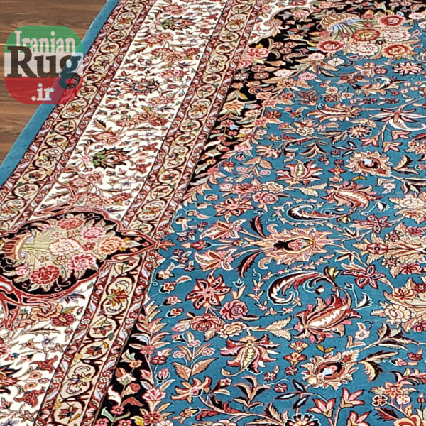 BIJAR-PERSIAN-Rug-Handmade-Rug-Blue-left-side