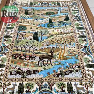 KASHAN-PERSIAN-Rug-Handmade-Rug-Outlook-2x1.5m-6.5x5ft-#4103-c