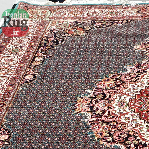 PERSIAN-Rug-BIJAR-Handmade-Rug-Maran-Design-2x3m-6x9ft-#8107-top-side