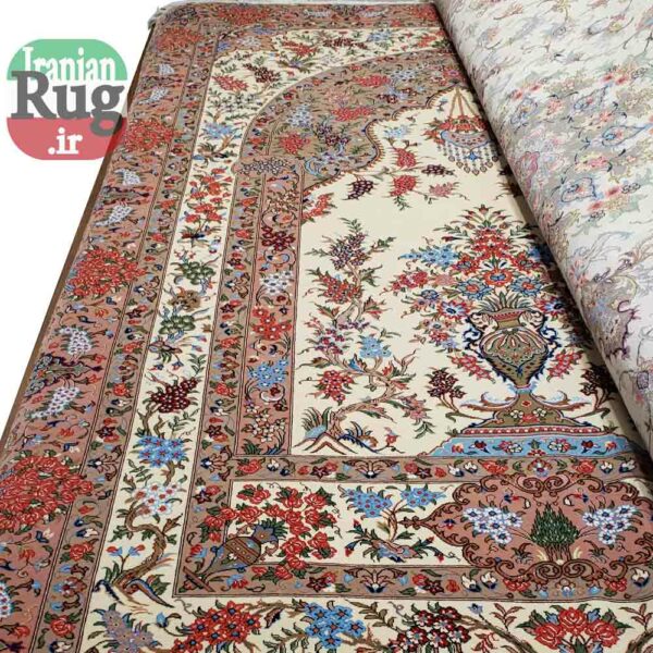 PERSIAN-Rug-KASHMAR-Handmade-Rug-Floral-Design-2x3m-6x9ft-#8105--c