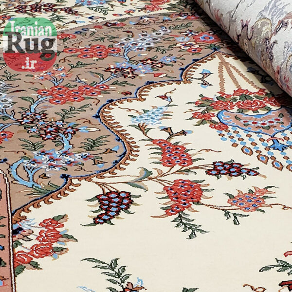 PERSIAN-Rug-KASHMAR-Handmade-Rug-Floral-Design-2x3m-6x9ft-#8105-center2