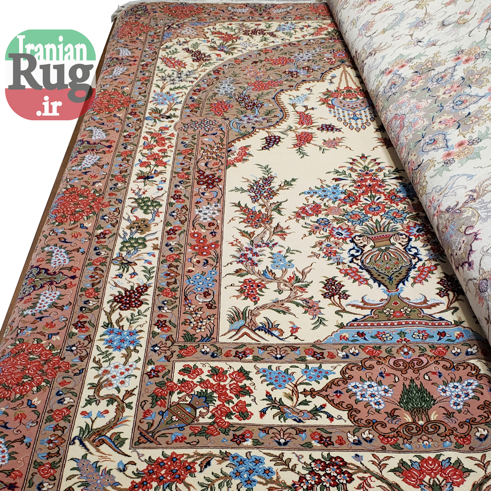 PERSIAN-Rug-KASHMAR-Handmade-Rug-Floral-Design-2x3m-6x9ft-#8105-full-resolution