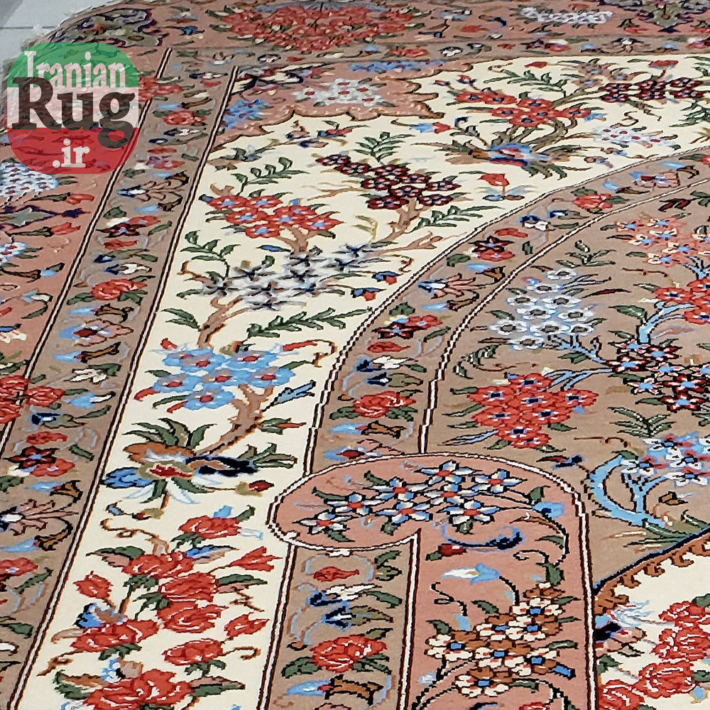PERSIAN-Rug-KASHMAR-Handmade-Rug-Floral-Design-2x3m-6x9ft-#8105-left-side-full-resolution4