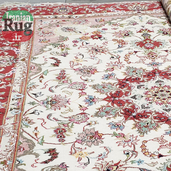 PERSIAN-Rug-KASHMAR-Handmade-Rug-Shojaie-Design-2x3m-6x9ft-#8103-left-top2
