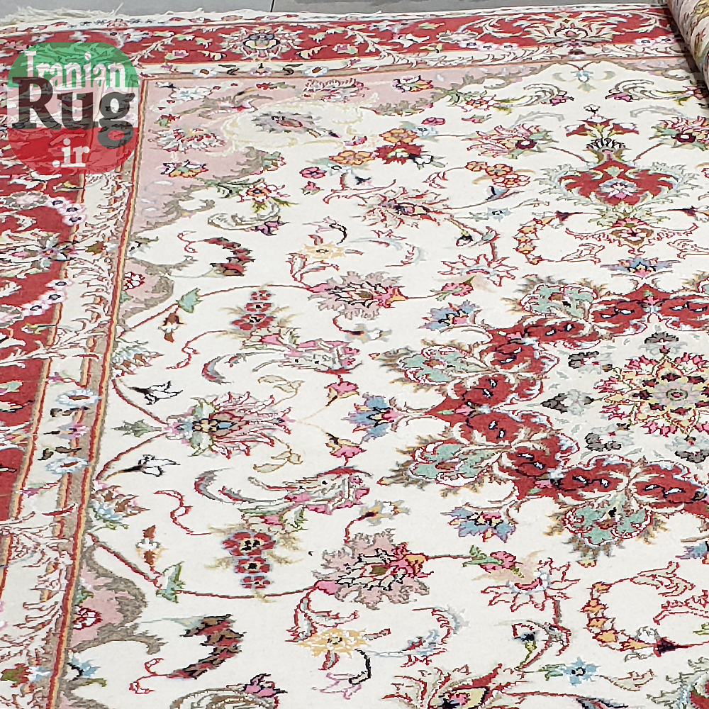 PERSIAN-Rug-KASHMAR-Handmade-Rug-Shojaie-Design-2x3m-6x9ft-#8103-left-top2