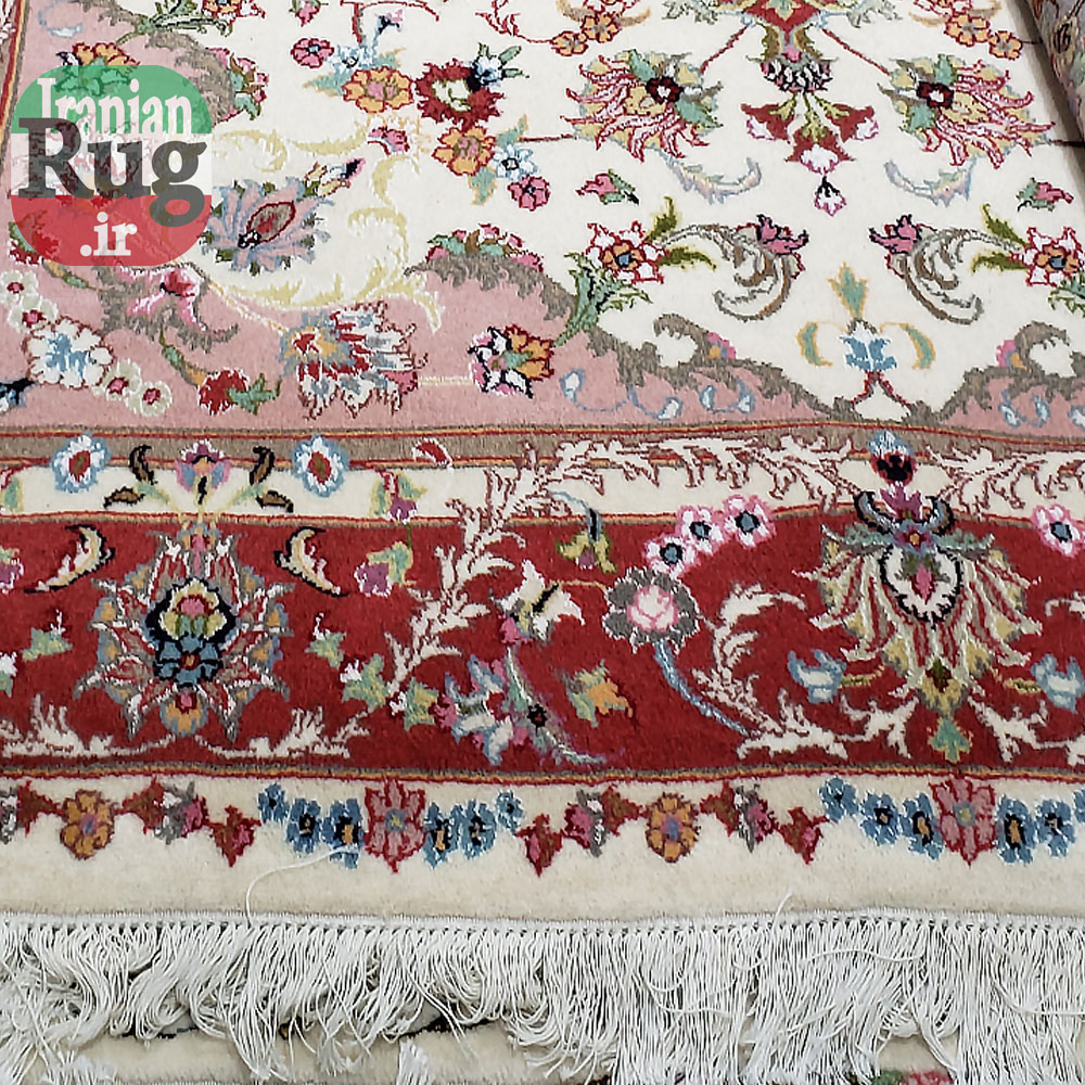 PERSIAN-Rug-KASHMAR-Handmade-Rug-Shojaie-Design-2x3m-6x9ft-#8104-bottom