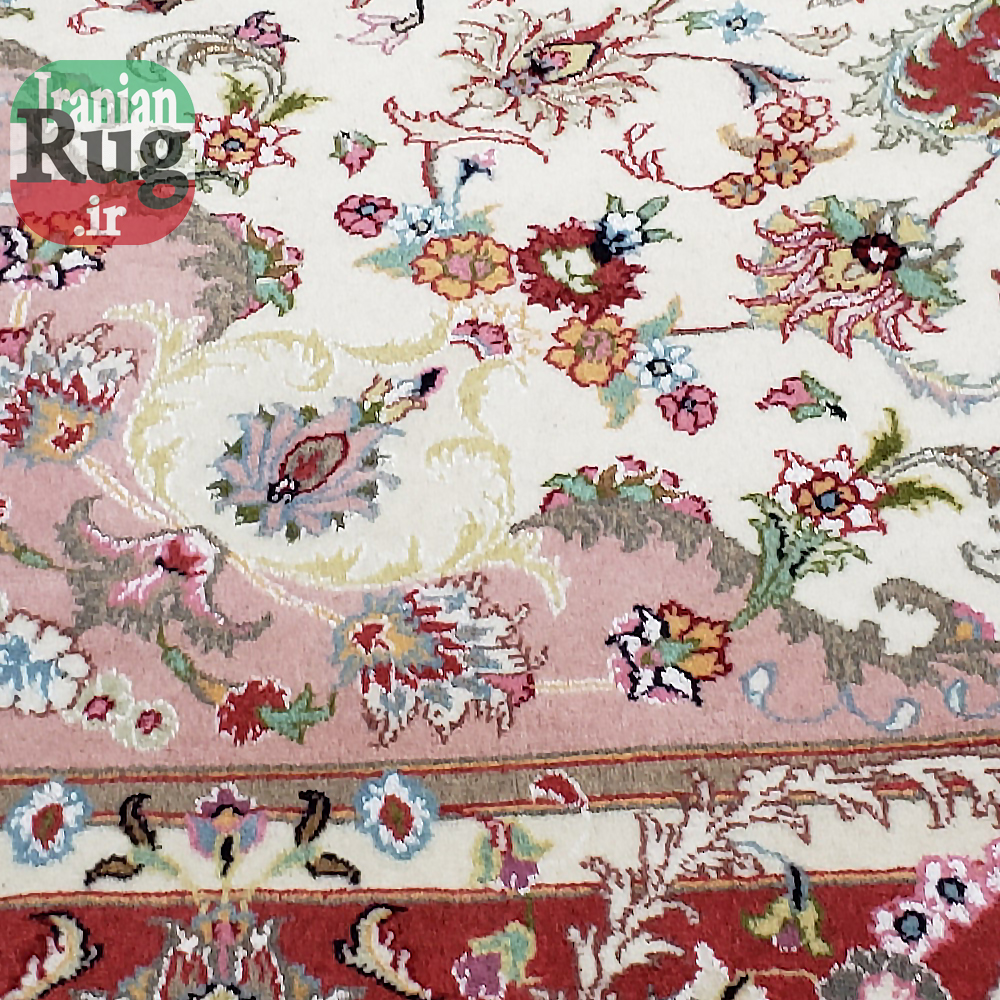 PERSIAN-Rug-KASHMAR-Handmade-Rug-Shojaie-Design-2x3m-6x9ft-#8104-bottom3