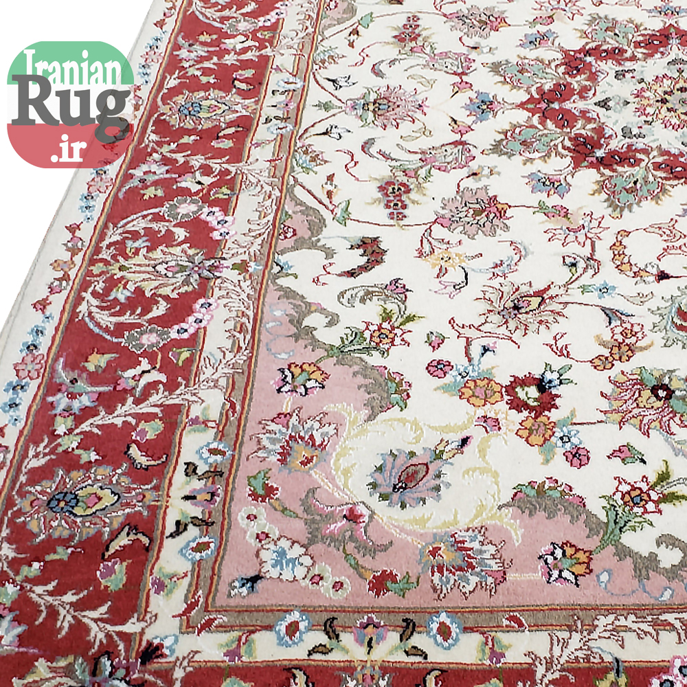 PERSIAN-Rug-KASHMAR-Handmade-Rug-Shojaie-Design-2x3m-6x9ft-#8104-left