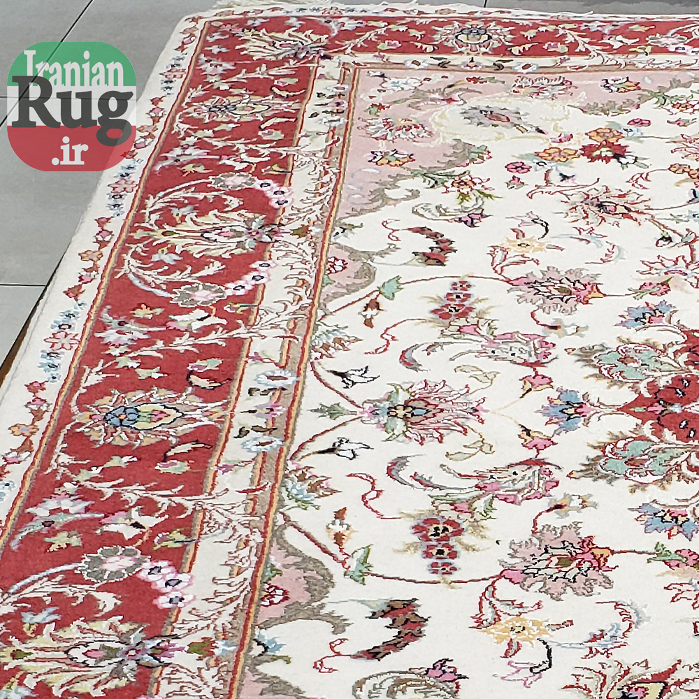 PERSIAN-Rug-KASHMAR-Handmade-Rug-Shojaie-Design-2x3m-6x9ft-#8104-left2
