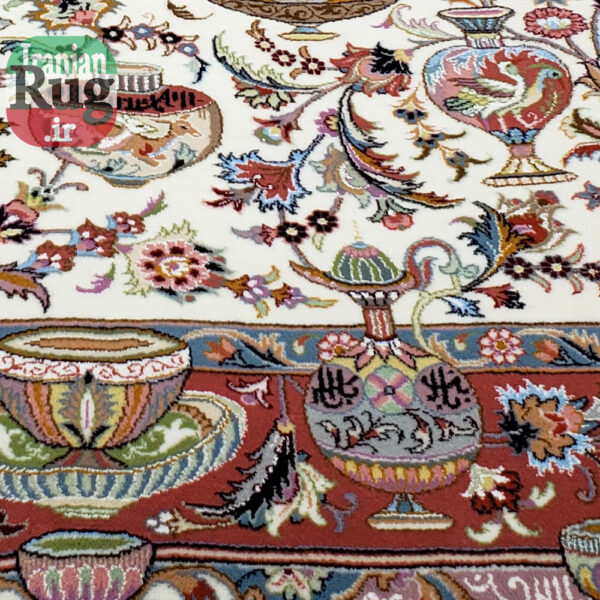 PERSIAN-Rug-KHORASAN-Handmade-Rug-Antique-Design-2x3m-6x9ft-#8103-antique-things-close-up