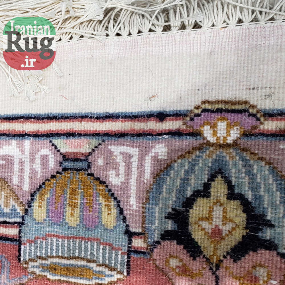 PERSIAN-Rug-KHORASAN-Handmade-Rug-Antique-Design-2x3m-6x9ft-#8103-back-side-knots-counting3