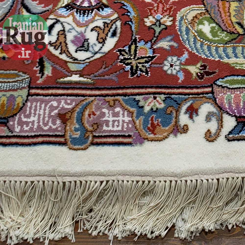 PERSIAN-Rug-KHORASAN-Handmade-Rug-Antique-Design-2x3m-6x9ft-#8103-bottom-side2