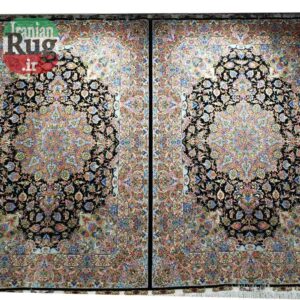 PERSIAN-Rug-TABRIZ-Handmade-Black-DOUBLE-Rug-Hoseinpour-2.5x3.5m---8x10ft-#1140D--c2