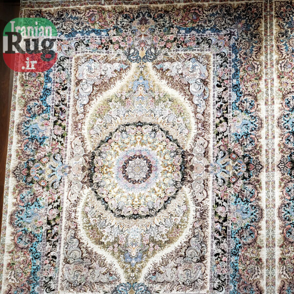 PERSIAN-Rug-TABRIZ-Handmade-DOUBLE-Rug-Novinfar-3x4m--10x14ft-#1141D-left-pair