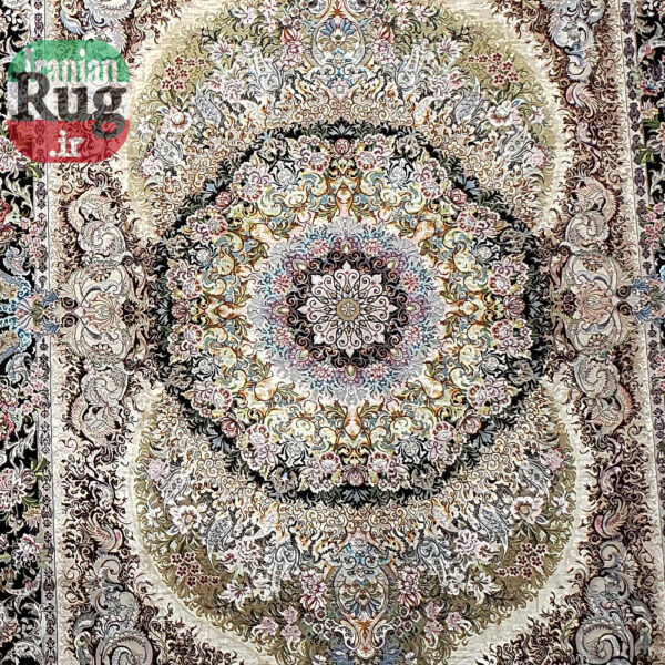 PERSIAN-Rug-TABRIZ-Handmade-DOUBLE-Rug-Novinfar-3x4m--10x14ft-#1141D-right-pair-center