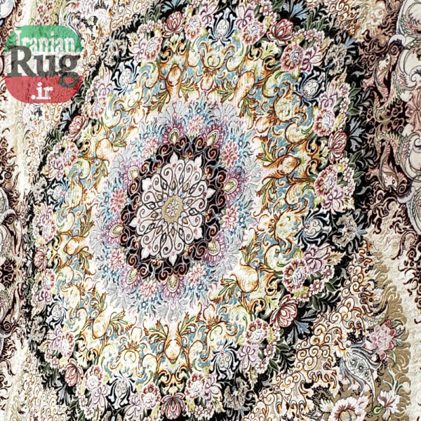 PERSIAN-Rug-TABRIZ-Handmade-DOUBLE-Rug-Novinfar-3x4m--10x14ft-#1141D-right-pair-center-view2