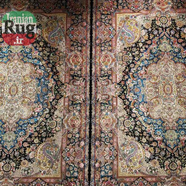 PERSIAN-Rug-TABRIZ-Handmade-DOUBLE-Rug-Salari-2.5x3.5m---8x10ft--#1142D--c