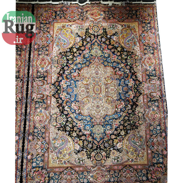 PERSIAN-Rug-TABRIZ-Handmade-DOUBLE-Rug-Salari-2.5x3.5m---8x10ft--#1142D--full-height
