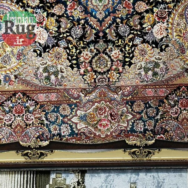PERSIAN-Rug-TABRIZ-Handmade-DOUBLE-Rug-Salari-2.5x3.5m---8x10ft--#1142D--right-pair--bottom1