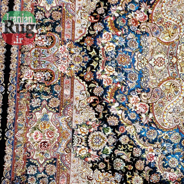 PERSIAN-Rug-TABRIZ-Handmade-DOUBLE-Rug-Salari-2.5x3.5m---8x10ft--#1142D--right-pair--left-side