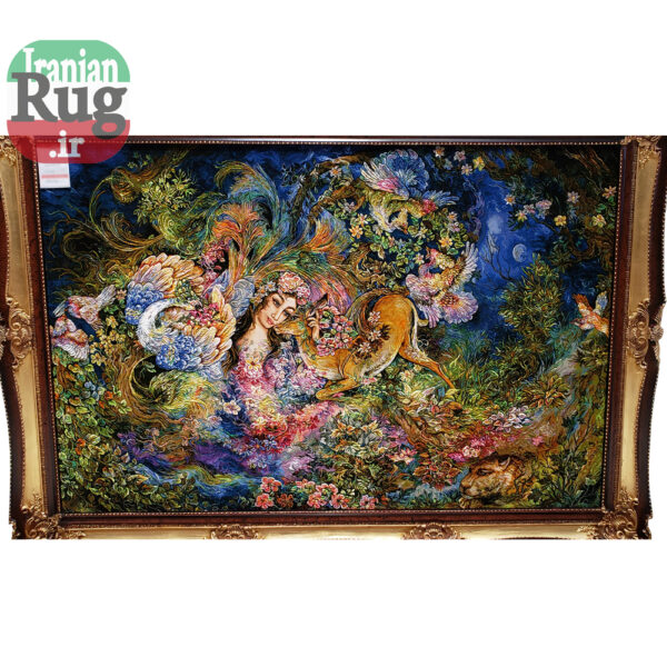 Wall-Hanging-Persian-Rug-Tabriz-Pictorial-Circle-of-Existence-1.15x1.75m-3.8x5.74ft-#7216---full-resolution