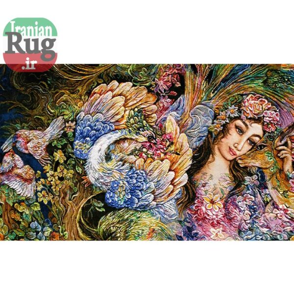 Wall-Hanging-Persian-Rug-Tabriz-Pictorial-Circle-of-Existence-1.15x1.75m-3.8x5.74ft-#7216--full-width3