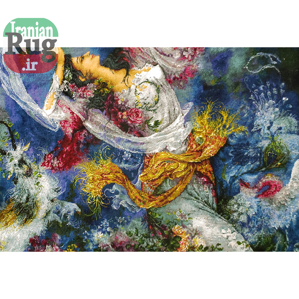 Wall-Hanging-Persian-Rug-Tabriz-Pictorial-Morning-Blossom-1x1.5m-3.28x4.92ft-#7217--full-width2