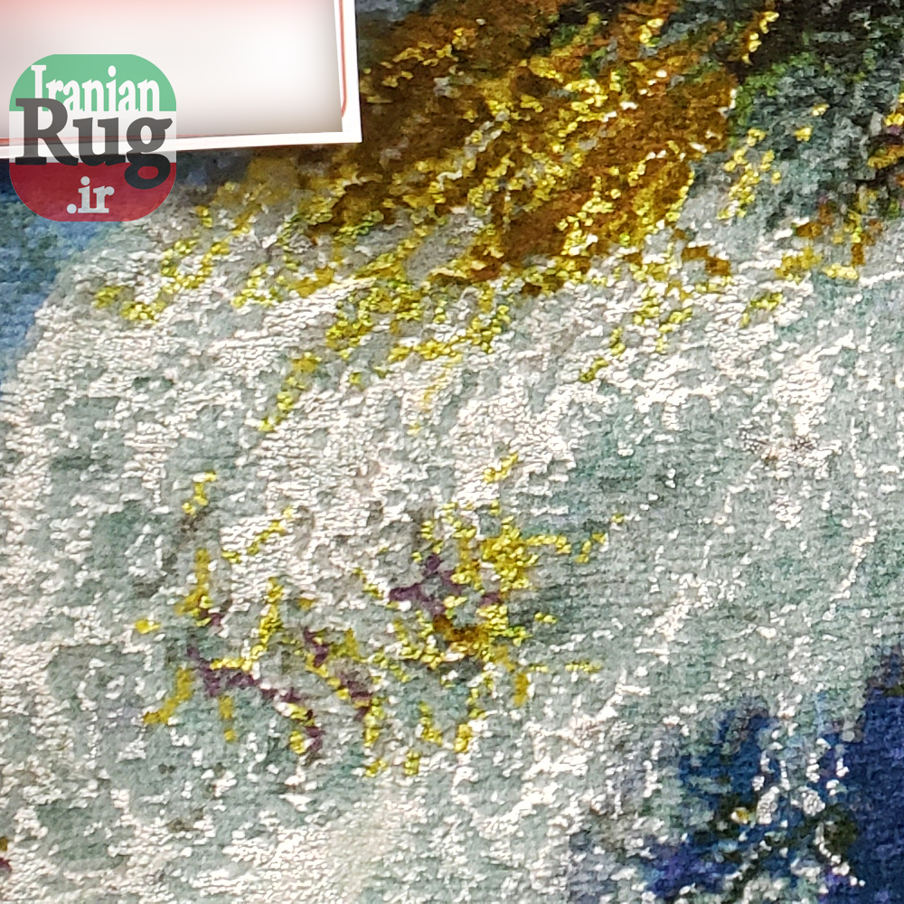 Wall-Hanging-Persian-Rug-Tabriz-Pictorial-Morning-Blossom-1x1.5m-3.28x4.92ft-#7217--left-detail-closeup2