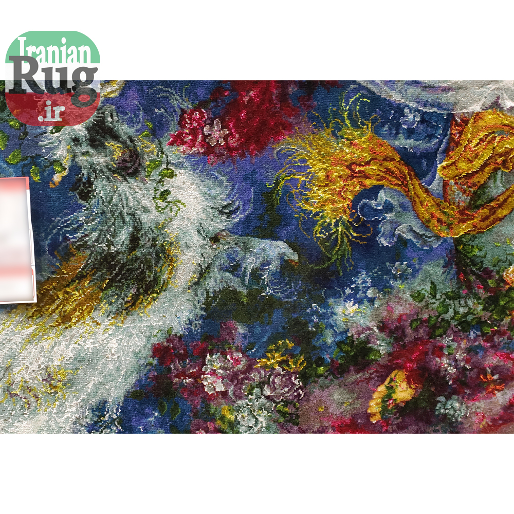 Wall-Hanging-Persian-Rug-Tabriz-Pictorial-Morning-Blossom-1x1.5m-3.28x4.92ft-#7217--left2