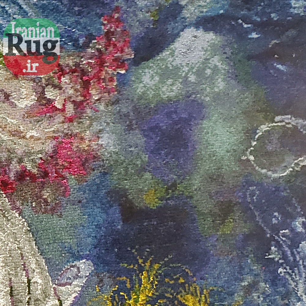 Wall-Hanging-Persian-Rug-Tabriz-Pictorial-Morning-Blossom-1x1.5m-3.28x4.92ft-#7217--right-detail